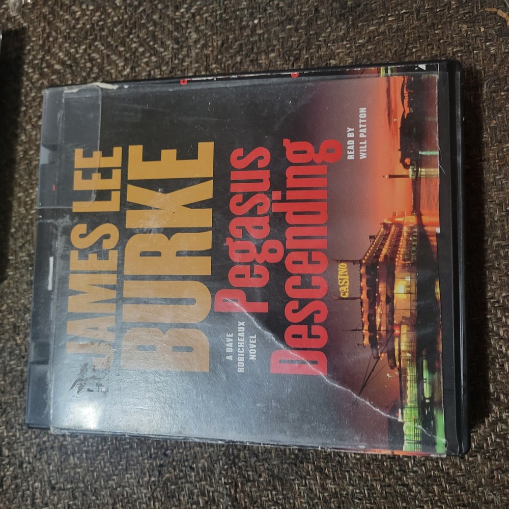 James Lee Burke Pegasus Descending Dave Robicheaux Audiobook 5 CD Will Patton